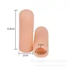 Protetores de Dedos e Dedos dos Pés Fechados de Silicone Personalizados, Hidratantes, Anti-Ressecamento, Protetores de Dedos Anti-Fricção, Protetores de Dedos para Escrever
