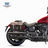 Carro musculoso Wolf adequado para Harley Street Fighter 114 bolsa lateral bolsa de lona bolsa para computador de negócios pasta modificação com suporte de liberação rápida