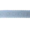 Encaje de Algodón Bordado, Accesorios de Encaje Blanco Hueco, Cinta para Falda de Textil para el Hogar DIY, Stock Listo de Fábrica