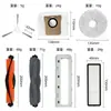 Adecuado para Accesorios del Robot Aspirador Todo en Uno Dreame S10 L10S Ultra Cepillo Lateral Filtro Mopa Bolsa para el Polvo