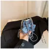 Bolso tipo bandolera moderno retro para chica, bolso tipo concha, bolso cubo, bolso cruzado de alta gama europeo y americano, bolso de hombro estilo estudiante universitario para mujer