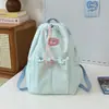 Mochila Casual de Viaje para Mujer, Mochila Escolar Dopamina Estudiante de Colores Dulces, Mochila con Cordón Estilo Nicho Lindo Femenino