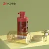 Botella dispensadora de plástico con pulsador para producto de cuidado de la piel 500 ml Botella para gel de baño y gel de ducha de PET Material de embalaje de lámina de oro electrochapada esmerilada