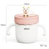 Taza de agua infantil de acero inoxidable 316 grado alimenticio para bebé, taza para leche para el desayuno, taza con pajita, resistente a las caídas, doble asa, taza para beber