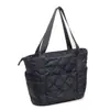 Novedad bolso de mano para mujer Jian algodón a cuadros bolso tote acolchado bolsa acolchada bolso de mano para regalo de mujer viaje trabajo
