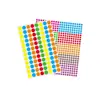 Pegatinas de Puntos de Colores para Jardín de Infancia, Pegatinas Redondas en Blanco para Sellar, Hechas a Mano, Pegatinas de Puntos