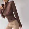 Chaqueta corta de Pilates que realza la figura para mujer, alta elasticidad, ajustada, manga larga de yoga con agujero para el pulgar, cuello alto, con cremallera, ropa de gimnasio para verano