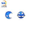 Pendientes de personalidad de temperamento de Corea del Sur, accesorios sencillos y lindos, pendientes de planeta azul, pendientes de moda para mujer