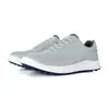 Novos Sapatos de Golfe Masculinos de Verão com Cadarço Antiderrapantes Resistentes ao Desgaste Respiráveis para Gramado Sapatos Esportivos e Casuais Versáteis