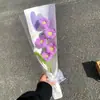 Tulipán Lirio del Valle Tejido a Mano Ramo Individual Exquisito Regalo Festividad Día de San Valentín Día de la Madre Día del Maestro