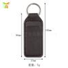Estuche de Cuero para Guardar Cortauñas Individual Herramienta de Belleza para Manicura Estuche de Cuero Almacenamiento de Herramientas para Manicura Llavero