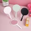 Espejo de Mano con Mango en Forma de Hoja de Ginkgo Mini, Espejo de Maquillaje de Plástico para Mujeres, Regalo de Empresa Personalizado Portátil