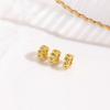 Contas Espaçadoras Banhadas a Cobre Cor Ouro 18K Preservação de Cor Contas Soltas Feitas à Mão DIY Pulseira Colar Contas Espaçadoras de Cristal Pérola Acessórios de Joalheria