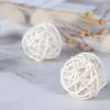 Pelota Takraw Color Madera Blanco Pelota Takraw Juguete Mascota Loro Ratán Pelota Takraw Aromaterapia Pelota Takraw Fragancia Flor Seca