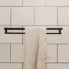 Estante de Metal para Toallas Barra para Toallas Estante de Baño Doble Barra Doble Estante para Toallas de Baño Barra Doble para Toallas Gabinete de Baño