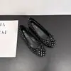 Zapatos Planos para Mujer con Lazo de Lunares que Aumentan la Altura 5 cm Nuevo Estilo 2026 Zapatos Mary Jane de Gamuza sin Cordones Inspirados en Chanel