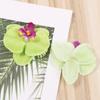 Cabeça de flor artificial Phalaenopsis móveis para casa/acessórios de decoração de casamento design de roupas 6,5 cm de cabeça de flor