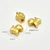 Cuentas de Oro Antiguo Mate de Larga Duración y Sin Decoloración con Agujero Grande para Pulseras DIY, Accesorios de Joyería - Año del Caballo, Riqueza Instantánea