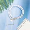 Colar de Pérolas Amor Feminino 2023 Nova Moda Luz Nicho de Luxo Design High-end Colar Colar Joias