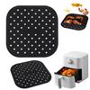 Tapete de Silicona para Hornear de Grado Alimenticio, Tapete de Silicona Resistente a Altas Temperaturas para Freidora de Aire, Tapete de Aislamiento Térmico, Tapete de Revestimiento Interior