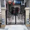 Portão de Pátio em Ferro Forjado, Cerca para Vila no Campo, Porta Simples/Dupla, Porta Dupla de Jardim Estilo Europeu, Portão de Liga de Alumínio