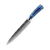 Juego de Cuchillos de Chef para Venta al por Mayor en Amazon Transfronterizo, Cuchillo Santoku para Rebanar Frutas, Cuchillo de Cocina Multiusos para Deshuesar, Juego de Cuchillos de 10 Piezas
