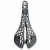 Selim de Bicicleta Selim de Fibra de Carbono Almofada para Pedalar Selim Aranha Selim Respirável Confortável Pedalar