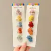 Cuerda para el pelo de estrella pequeña de alta elasticidad Banda de goma para atar trenzas pequeñas de pío Accesorios para la cabeza Banda elástica para la cabeza de niños Nueva 2025