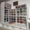 Caixa de Armazenamento de Nove Compartimentos Feita à Mão com Contas, Estilo Igual ao de Blogueiros de DIY de Mesa, Caixa de Armazenamento com Contas de Vidro e Contas de Arroz