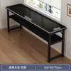 Mesa para quarto de menina, uso doméstico, mesa retangular longa, mesa estreita de parede, bancada de trabalho, mesa de computador, simples para casa de aluguel