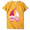 Dia dos Namorados T-shirt cross-border explosões anã estampada manga curta senhoras manga curta fabricantes de camisetas femininas atacado