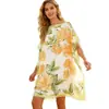 Artículos de Moda Más Vendidos Transfronterizos: Vestidos de Estilo Europeo y Americano, Cubre-Bikinis de Playa, Vestidos Elegantes con Protección Solar y Chales