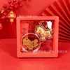 Cuerda Roja del Año del Caballo, Riqueza Instantánea, Colgante para Teléfono Caballo Dorado Pequeño, Regalo Promocional, Amuletos del Caballo del Zodiaco