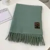 Bufanda suave y elástica de color liso tipo cachemir estilo coreano, bufanda para parejas versátil de alta calidad para invierno, bufanda a prueba de frío para estudiantes