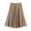 Ropa de Mujer Transfronteriza al por Mayor Verano 2026 Nuevo Estilo Perezoso Sensación Relajada Caída Falda Larga Pantalones Falda 2560209