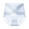 Bragas Cruzadas Transpirables Sin Costuras de Seda de Hielo para Levantar Cadera para Mujeres, Control de Abdomen Postparto, Antibacterianas