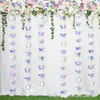 Flor de Papel Borboleta Grande Tridimensional Festa de Aniversário Flor de Papel Decoração de Casa Decoração de Quarto de Casamento Flor de Papel Colorida