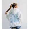 Exportación Dropshipping Talla Europea Amazon Mangas Caídas Hilo Casual Sudadera con Capucha para Mujer Estampado 2D S-5XL