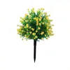 Bouquets de plástico de eucalipto y camelia de Amazon transfronterizos, flores artificiales, decoración del hogar, venta al por mayor de fábrica de flores artificiales