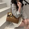Bolso Tote Retro de Piel Suave para Mujer, Gran Capacidad, Estilo Verano 2026, Bolso Personalizado para Mujer, Bolso de Hombro Simple para el Trabajo y los Viajes
