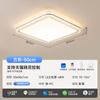 Lámpara de techo LED moderna, sencilla y atmosférica, rectangular, para sala de estar, paquete para toda la casa, lámparas Guangdong Zhongshan