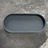 Bandeja de almacenamiento de silicona de gran oferta transfronteriza para baño, cocina, sala de estar, tocador, llaves, cosméticos, anillos, bandeja de almacenamiento