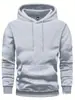 Sudadera con capucha casual con cremallera y bolsillo tipo canguro, gruesa y cálida para otoño, talla europea para hombre y mujer, transfronteriza