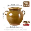 Tarro de Manteca de Cerámica, Resistente a Altas Temperaturas, Recipiente Tradicional para Aceite, Tarro de Aceite Sellado, Tarro de Aceite de Carne de Cerámica, Cilindro de Aceite para el Hogar en la Cocina