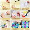 Almohada Pura Tie-Dye Herramienta de Teñido con Pigmento Tie-Dye Almohada Base Blanca Almohada de Colorante Azul Hecha a Mano DIY Regalo de Team Building Estilo Chino