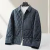 Chaqueta de Algodón para Hombre 2026 Otoño/Invierno Solapa Estilo Ropa de Trabajo Acolchada Ligera Casual Abrigo de Algodón Para Mediana Edad y Jóvenes Casual Cálido Ropa de Abrigo