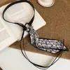 Bufanda de Cuero Estampado Estilo Coreano con Cadena para Cintura con Borlas, Cinturón Vintage Estilo Étnico, Accesorio de Cintura de Diseño de Nicho de Moda