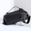 Bolso bandolera para hombre de alta gama, de gran capacidad, casual, tipo cartero, de cuero genuino, para hombre, para negocios, para ir al trabajo, bolso de hombro para hombre