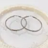 Nuevos Pendientes de Acero de Titanio de Moda a Precio Especial para Mujer Diseño Minimalista Exquisitos Pendientes Personalizados de Alta Calidad con Conservación del Color Pendientes de Diamantes Completos