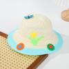 Sombrero de Sol Bebé Macarrón Estilo Ins Primavera Verano Niña Mariposa Flor Infantil Lindo Protección Solar Sombrero de Sol Regalo Infantil